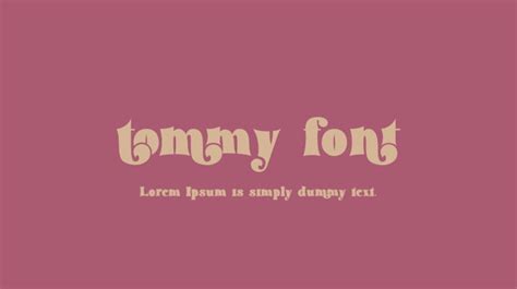 tommy font free download.